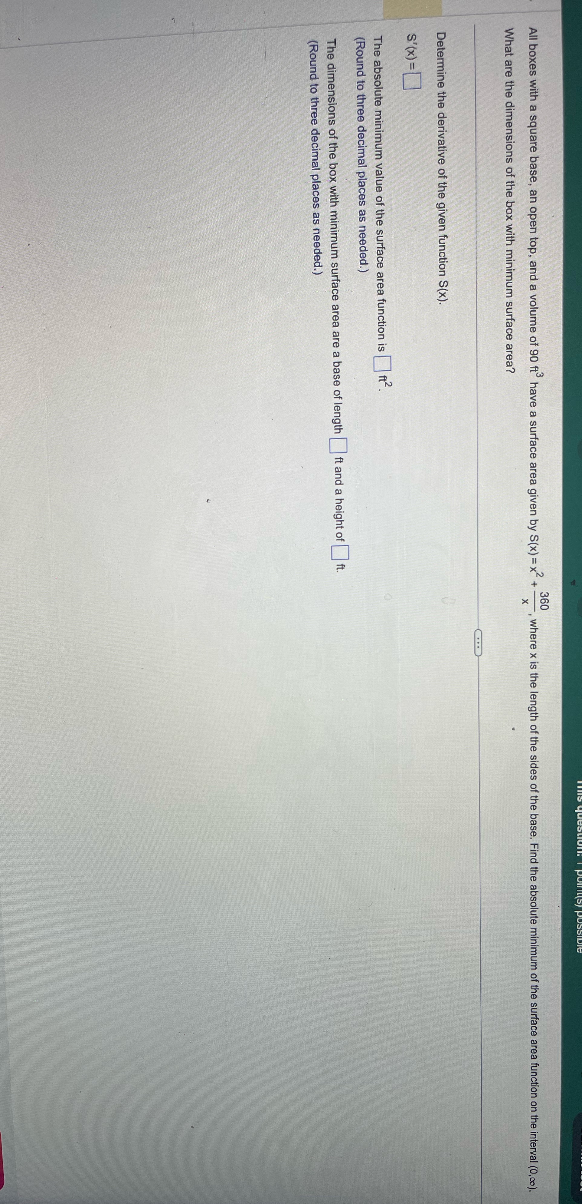 All boxes with a square base, an open top, and a