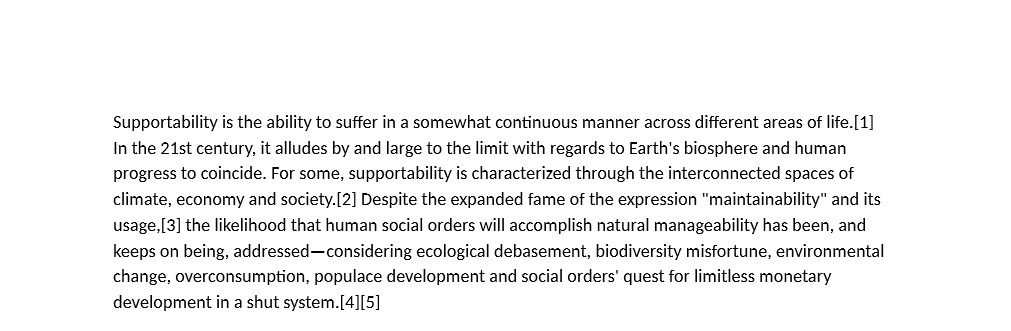  Supportability is the ability to suffer in a somewhat continuous manner