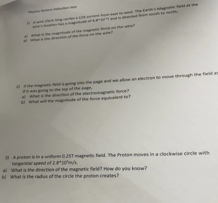 If you can solve using the right hand rule. please do. Physics