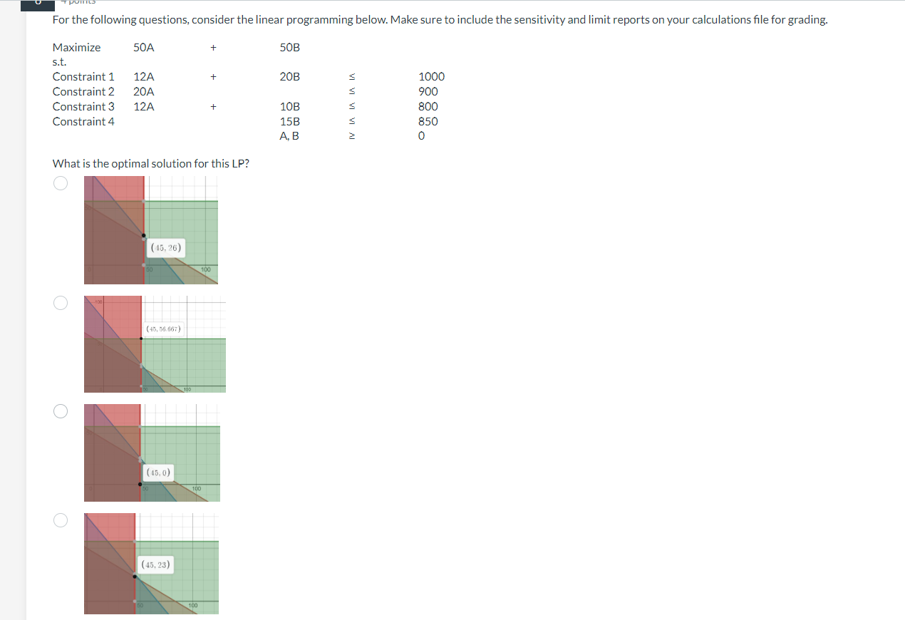 u \"M\" For the fol lowingquestions, consider the linear programming below.