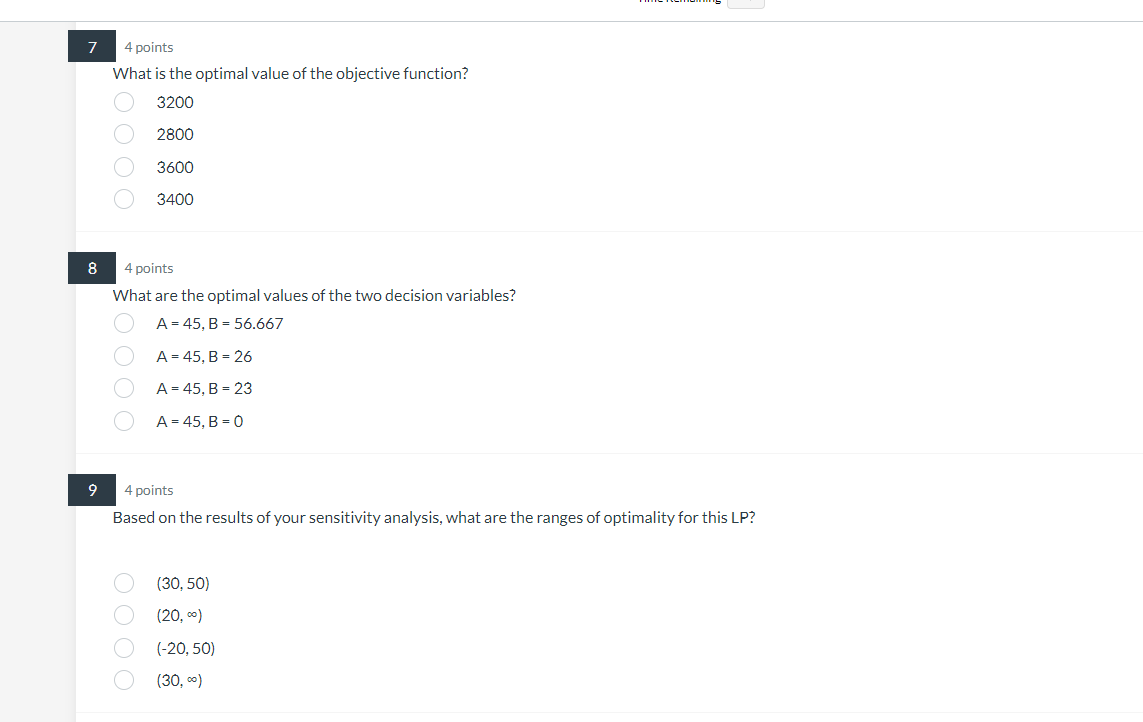 Make su re to include the sensitivity and limit reports on your