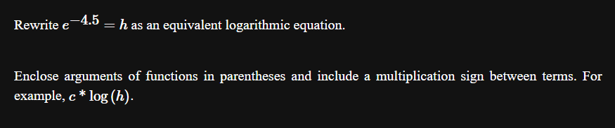 of functions in parentheses and include a multiplication Sign between terms. For