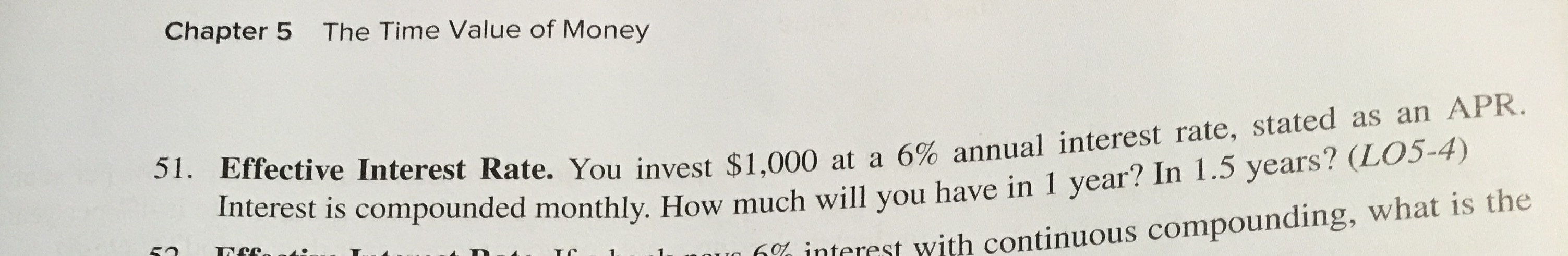 v diue of Money 51. Effective Interest Rate. You Interest is compounded