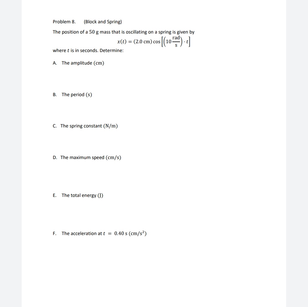 by having a mass bouncing on a spring, usually something cute like