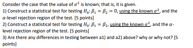 = 1,..., n, are statistically independent and satisfy the model (M1) given