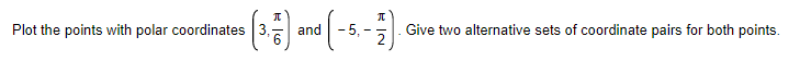 O X Co- 8 Give two alternative sets of coordinate pairs for