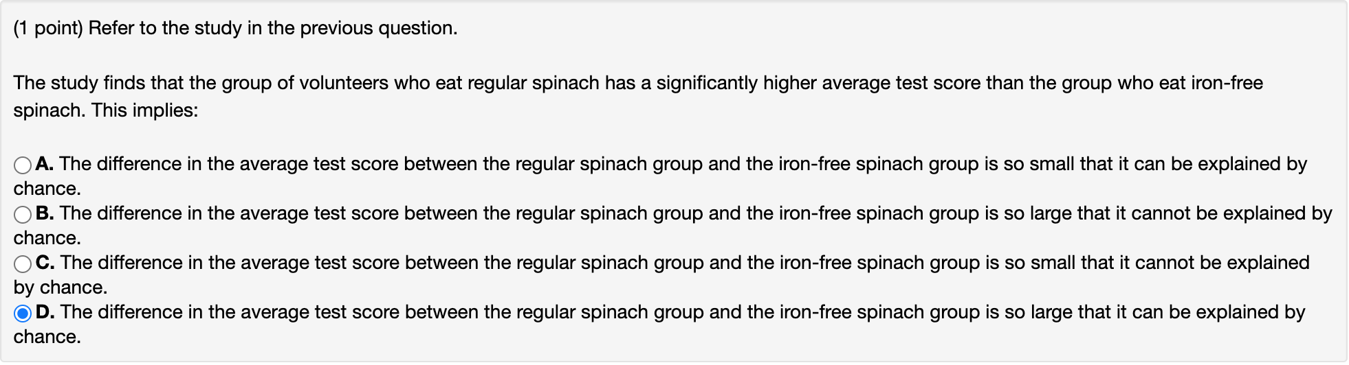 the effect of iron on human memory so he comes up with
