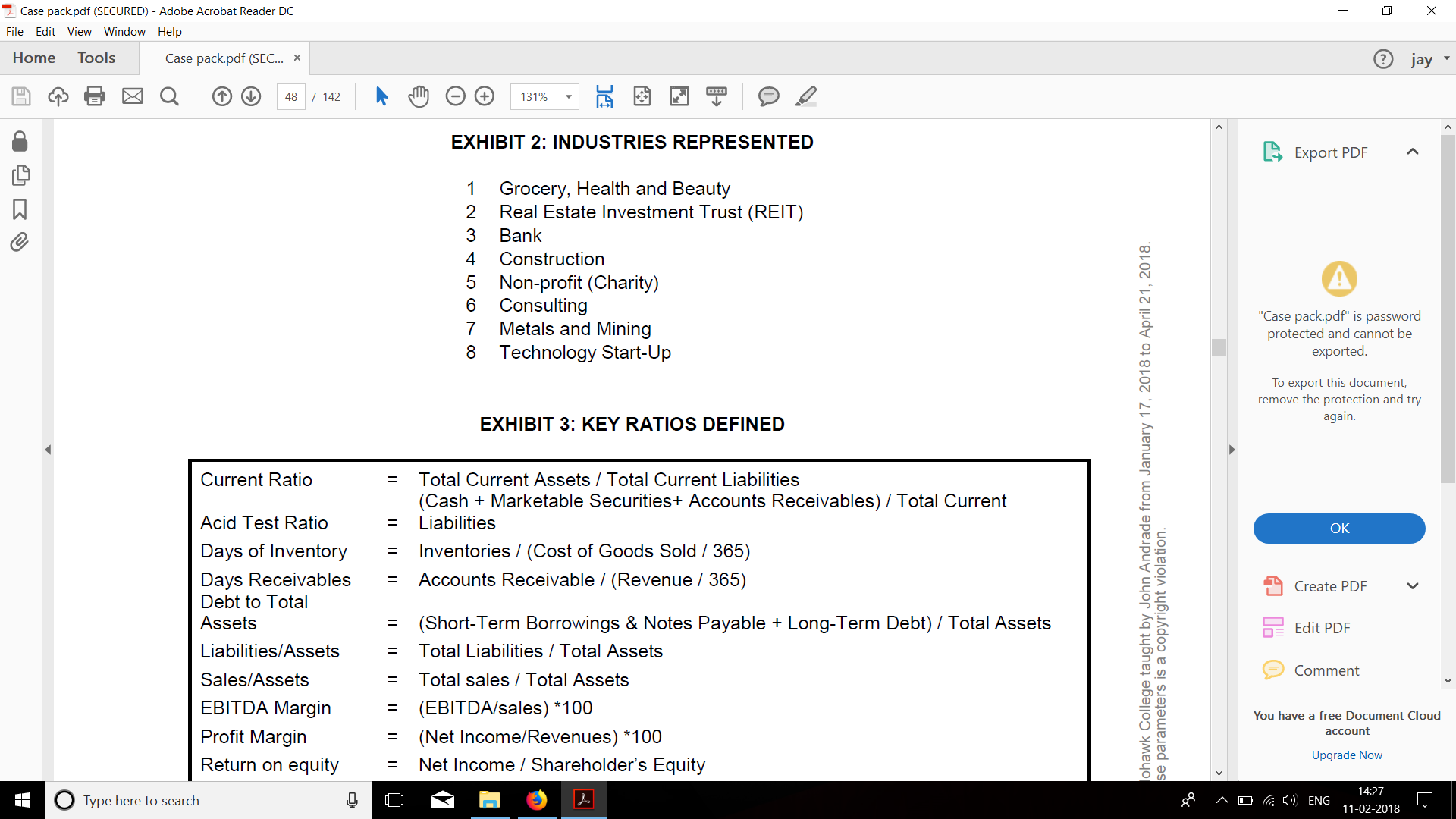I need answer for this below, Assignment : 1 Case packpdt (SECURED)