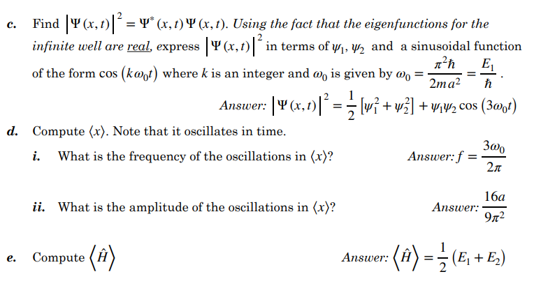 P(x, 1 ) = A y(x)e in it + us ( x