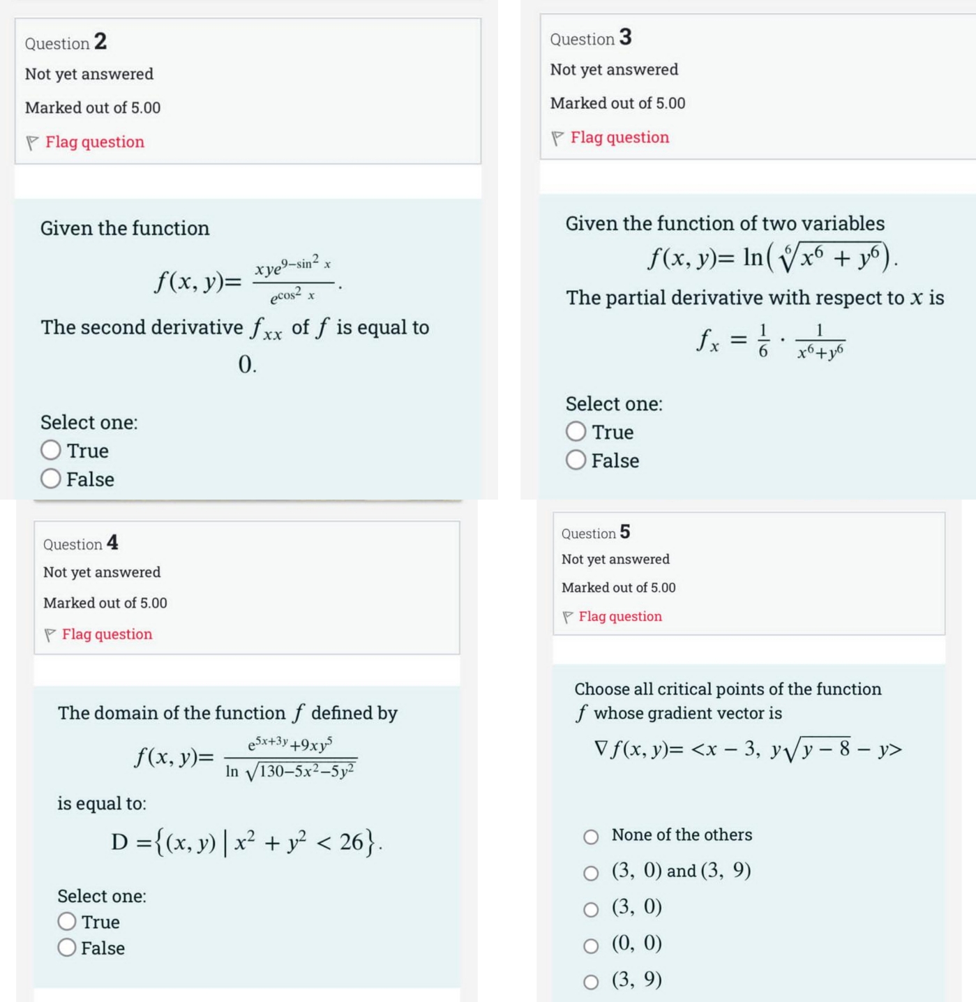 I need solve this assignment Question 2 Not yet answered Marked out