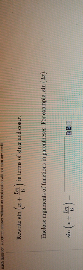 any help would be appreciated each question. A correct answer without an