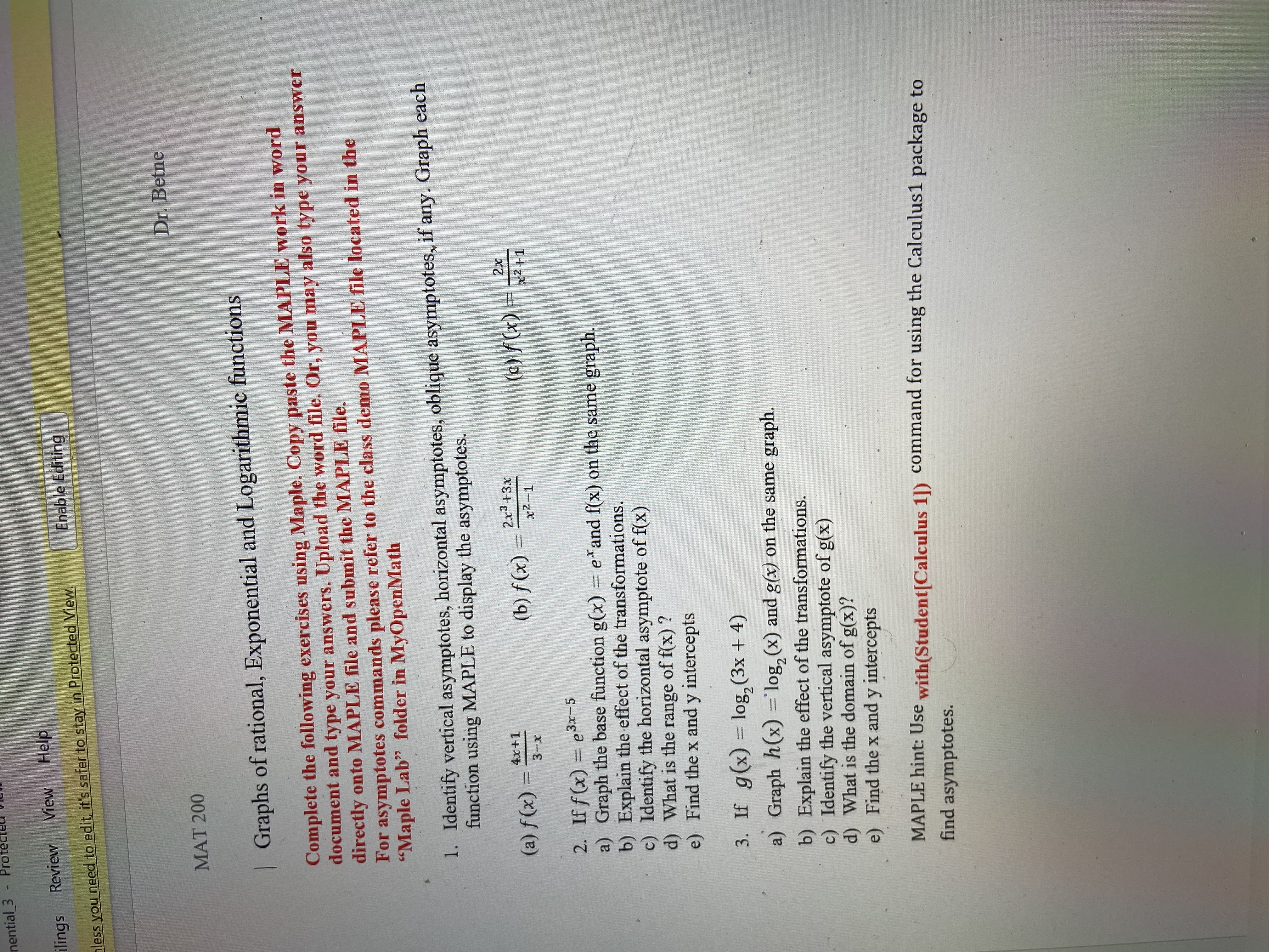  nential_3 - Protect lings Review View Help Enable Editing less you