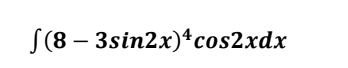 f (8 3sin2x)4cos2xdx