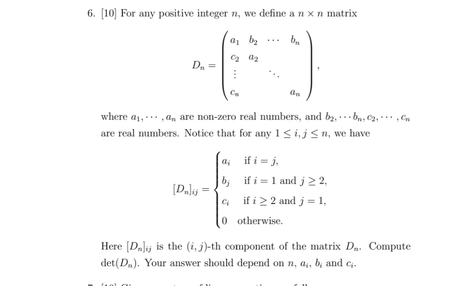 pleasw help this, 6. [10] For any positive integer n, we define