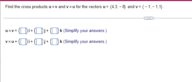 between u and v is 6 (Simplify pur answer. Type an exact