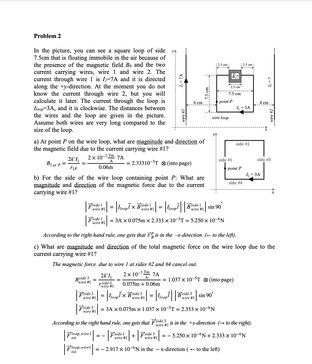 of the presence of the magnetic field Bo and the two 2.5