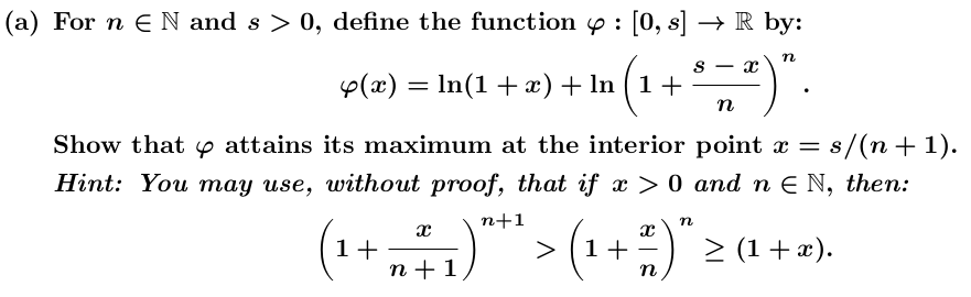 This is a Calculus question.Both the question and the solution are shown