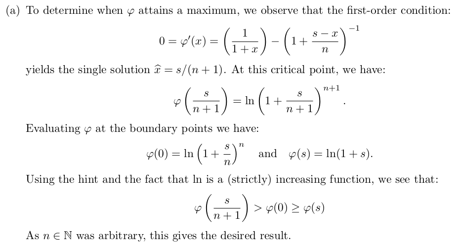 below.My query relates to the solution shown below.Please explain how(x)=1+x1(1+nsx)1is derived from(x)Also,