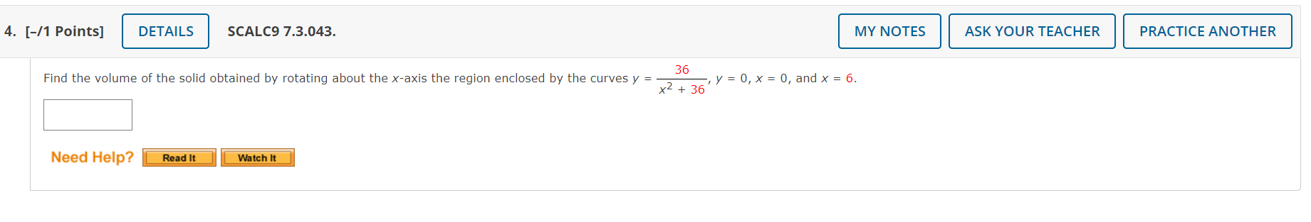 3. [-/1 Points] DETAILS SCALC9 5.2.077. MY NOTES ASK YOUR TEACHER PRACTICE