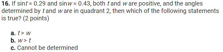 4. Complete the empty cells in the table below with the correct