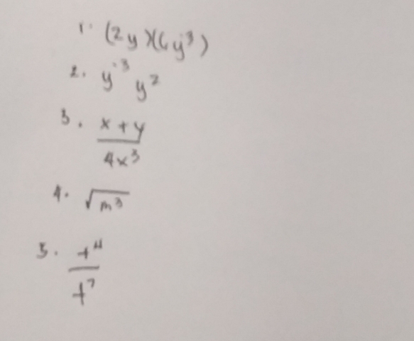 simplify the following