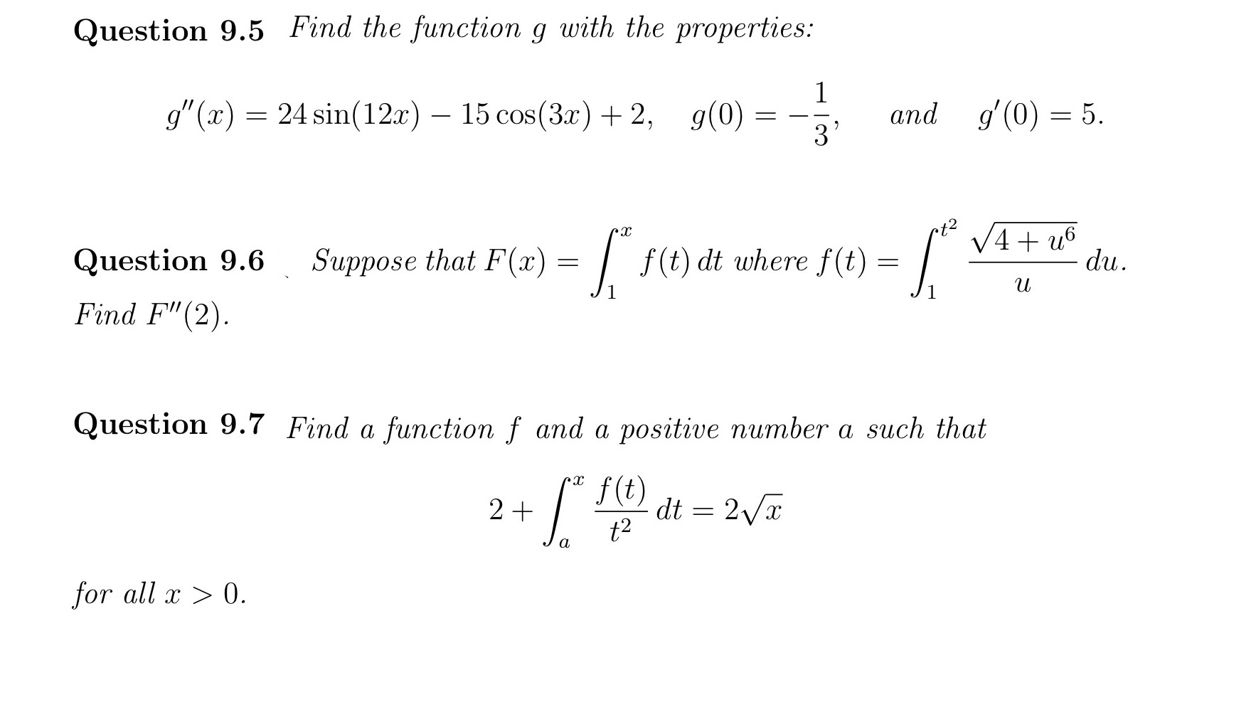 Please solve these question with fully details and fully explainations. Thanks so