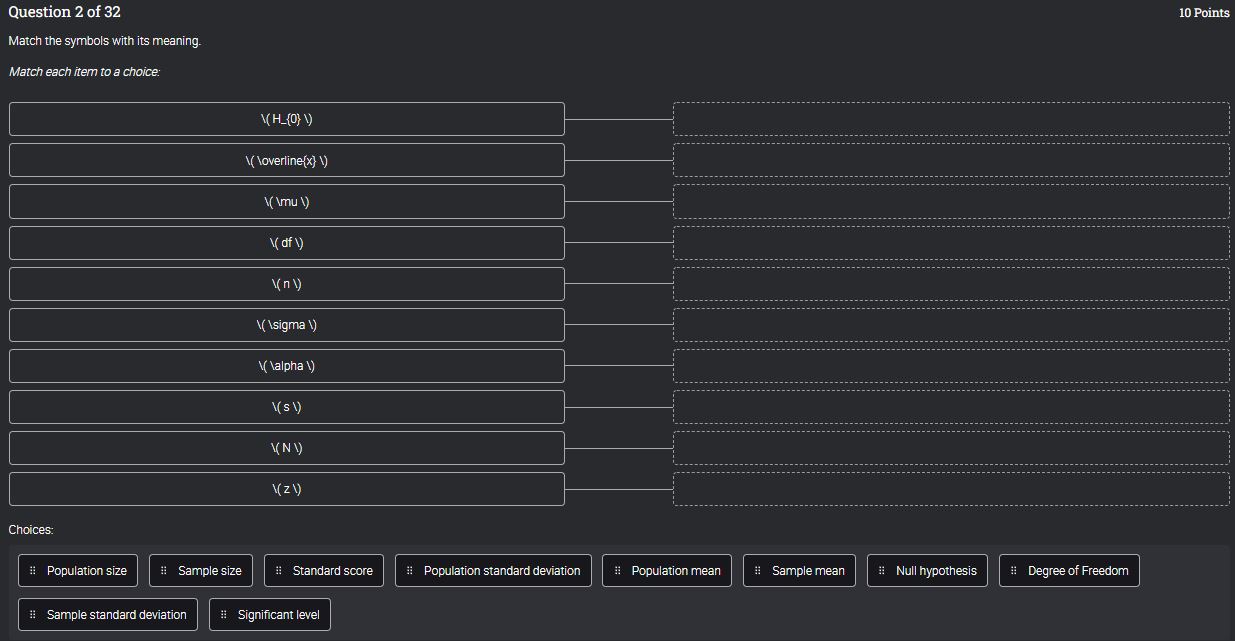item to a choice Population size Sample size nu X) \sigrna N)