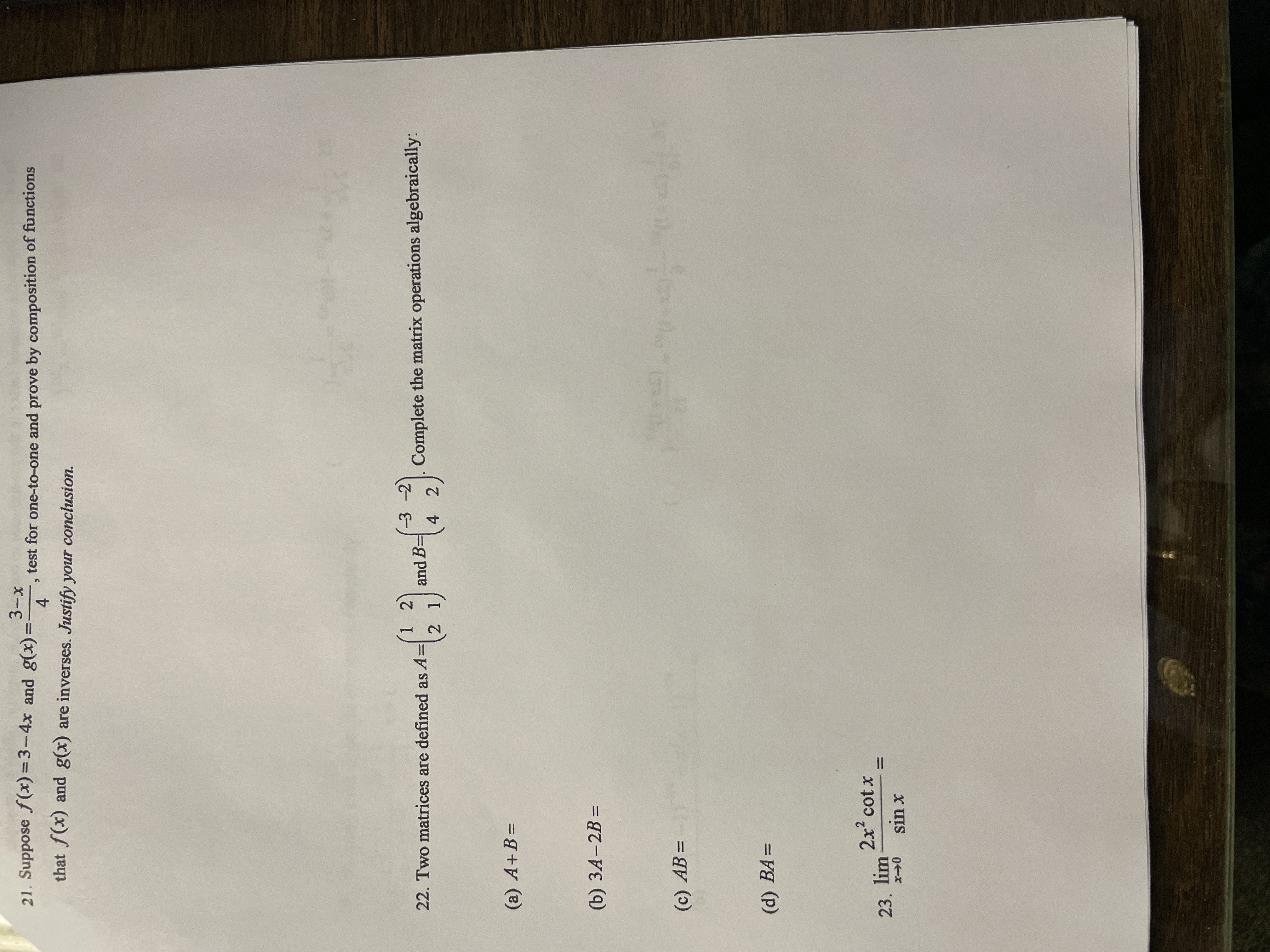 find f (x) . 4 3. Find the center and radius of