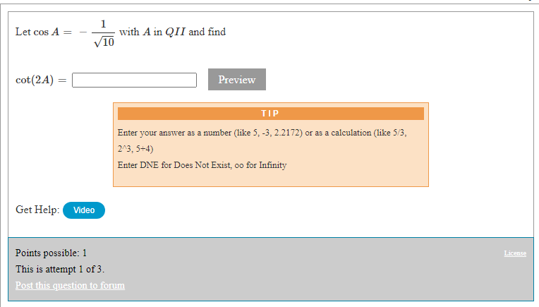 find v'i TIP Enter your answer as a number (Ilke -3, 2_2172)