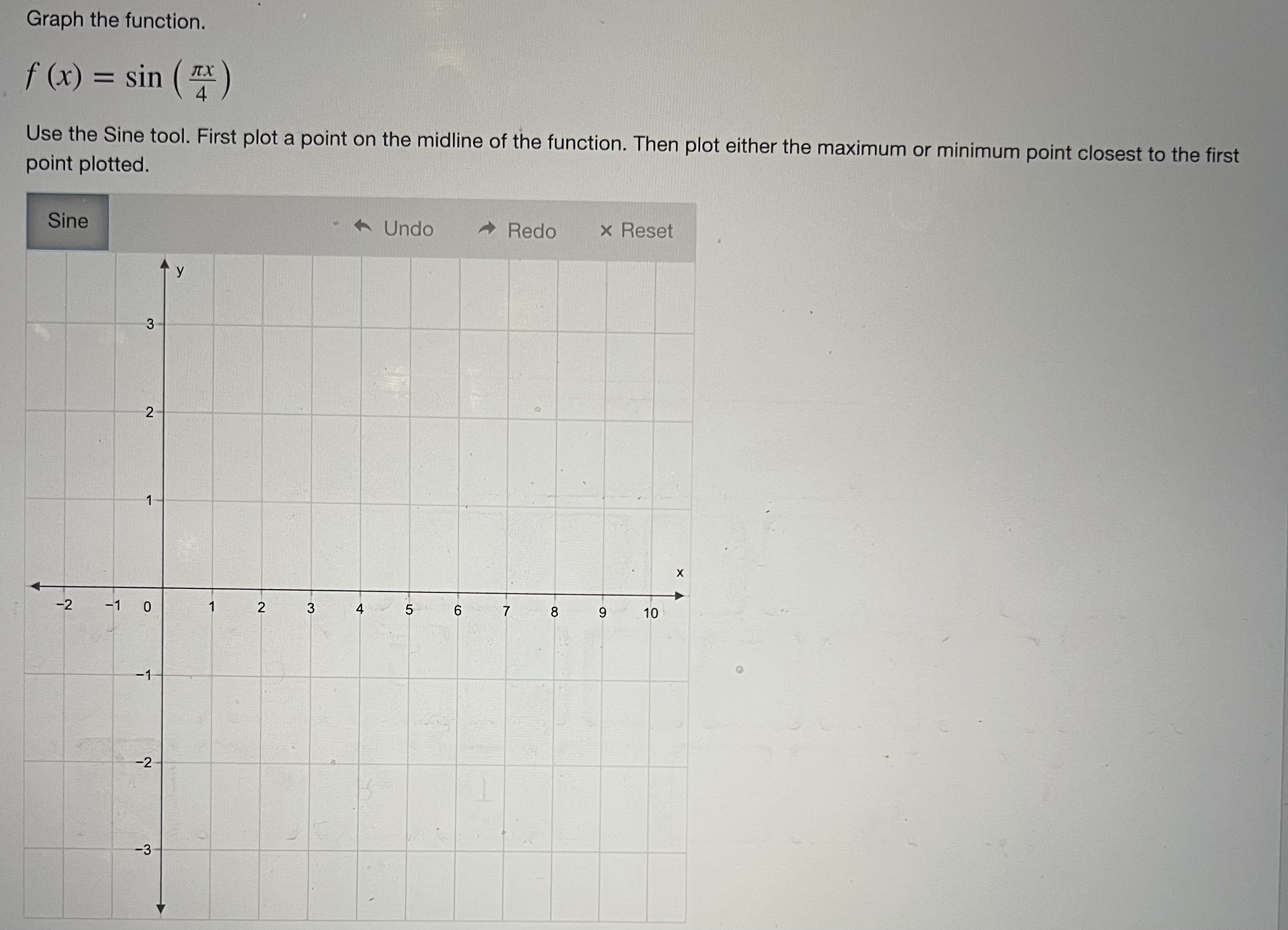 plot either the maximum or minimum point closest to the first point