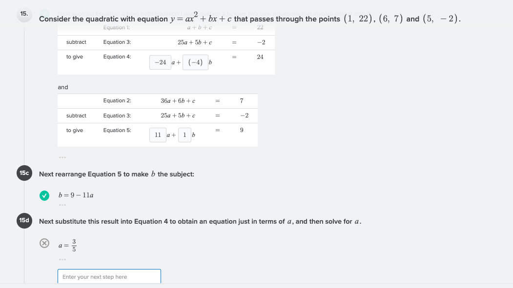 Please help me to answer step by step. And write it down