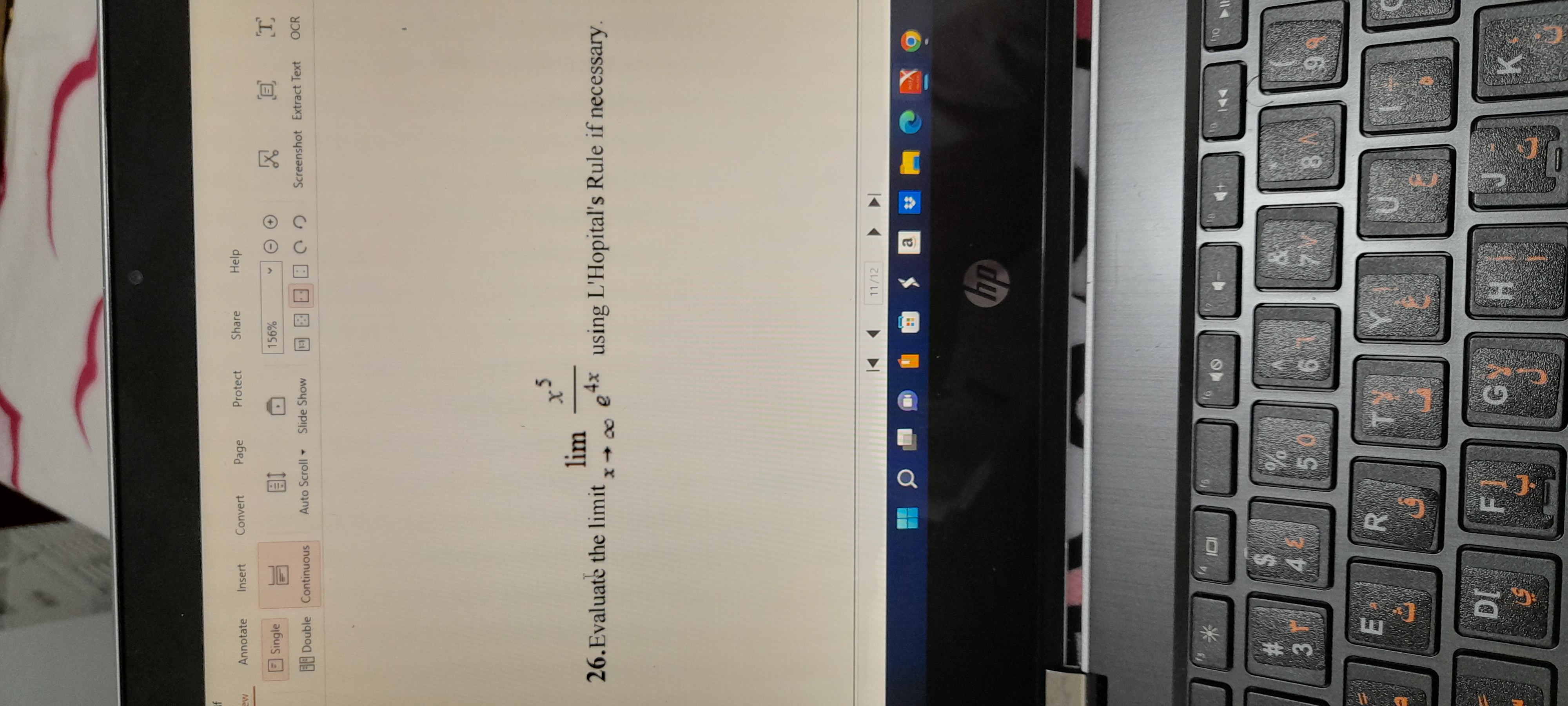 Scroll * Slide Show Screenshot Extract Text OCR Double Continuous lim 26.Evaluate
