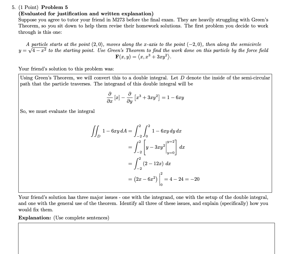 Suppose you agree to tutor your friend in M273 before the final