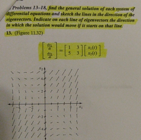 number 13 for section 11.1 Problems 13-18, find the general solution of