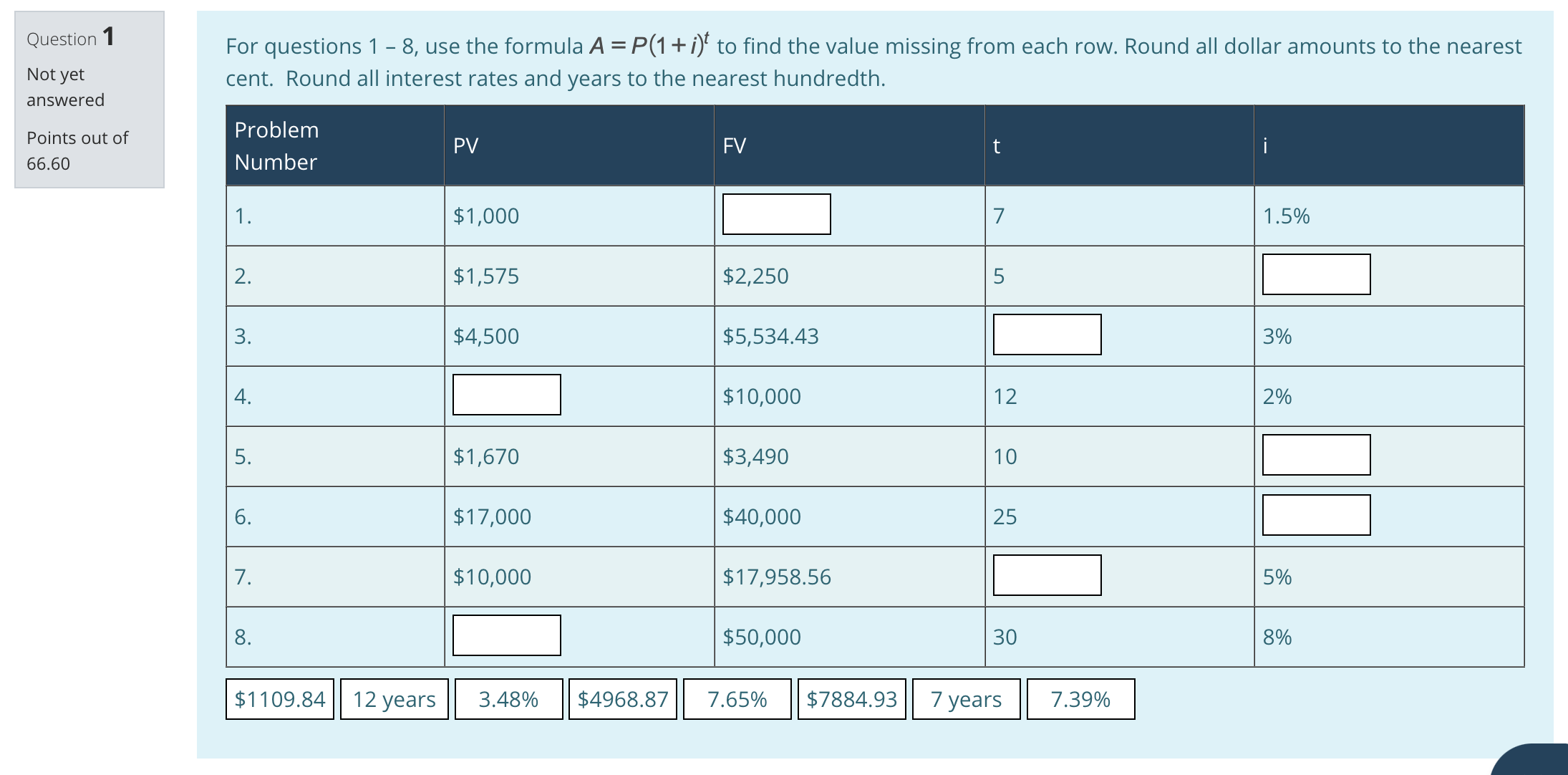 - 1093(x-3) =1 Not yet answered X = Points out of 16.66