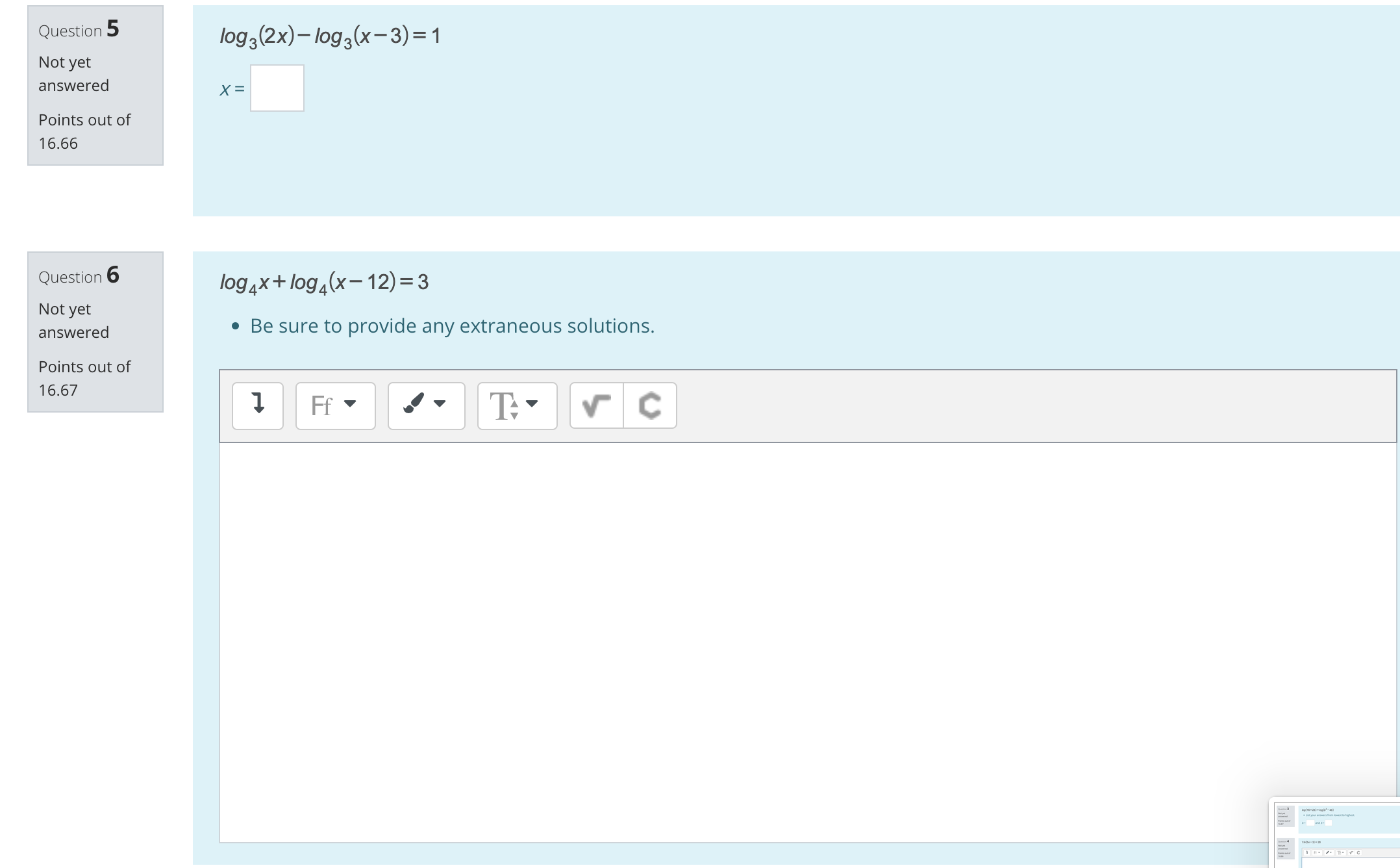 High School. f(x ) = 2000 1+ 399ex Question 1 What is