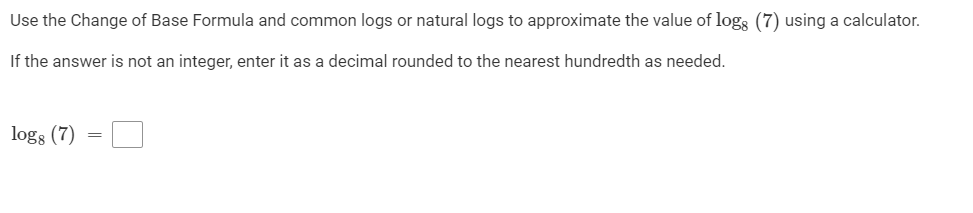 form. 1032 {E =D Use the properties of logarithms to expand and