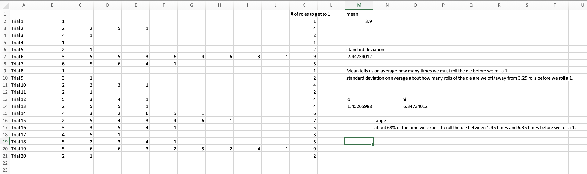 2 5 4 P N 4 Trial 3 Trial 4 6 Trial
