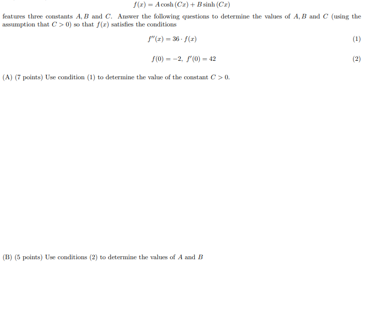A, B and C. Answer the following questions to determine the values