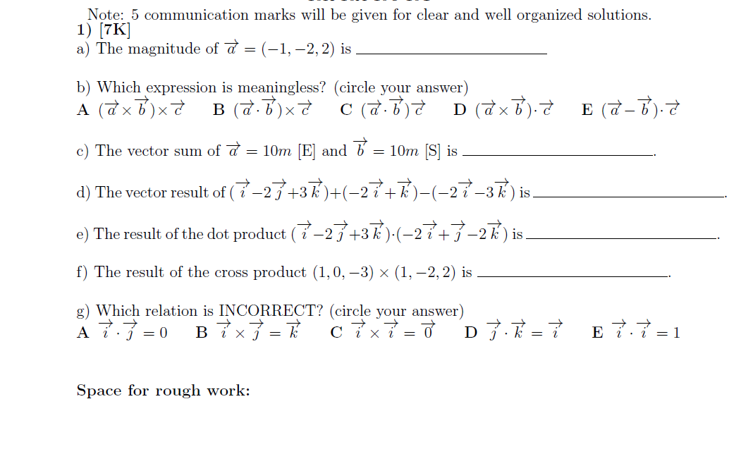 is b) Which expression is meaningless? (circle your answer) A(3x?pa? 3(amee' C(ai?