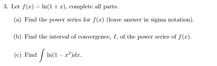 convergence test or theorem used, and the necessary details leading to your