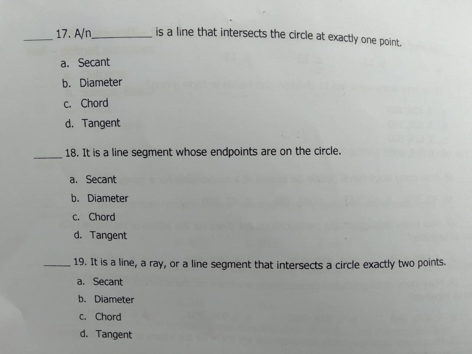 an = 2 -7n, find a10. a. -66 b. -67 C. -68