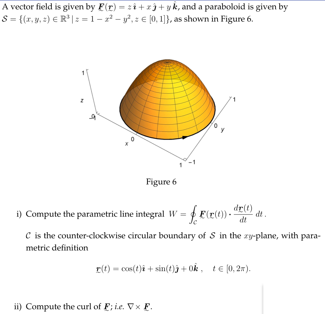 + y k, and a paraboloid is given by S = {(x,