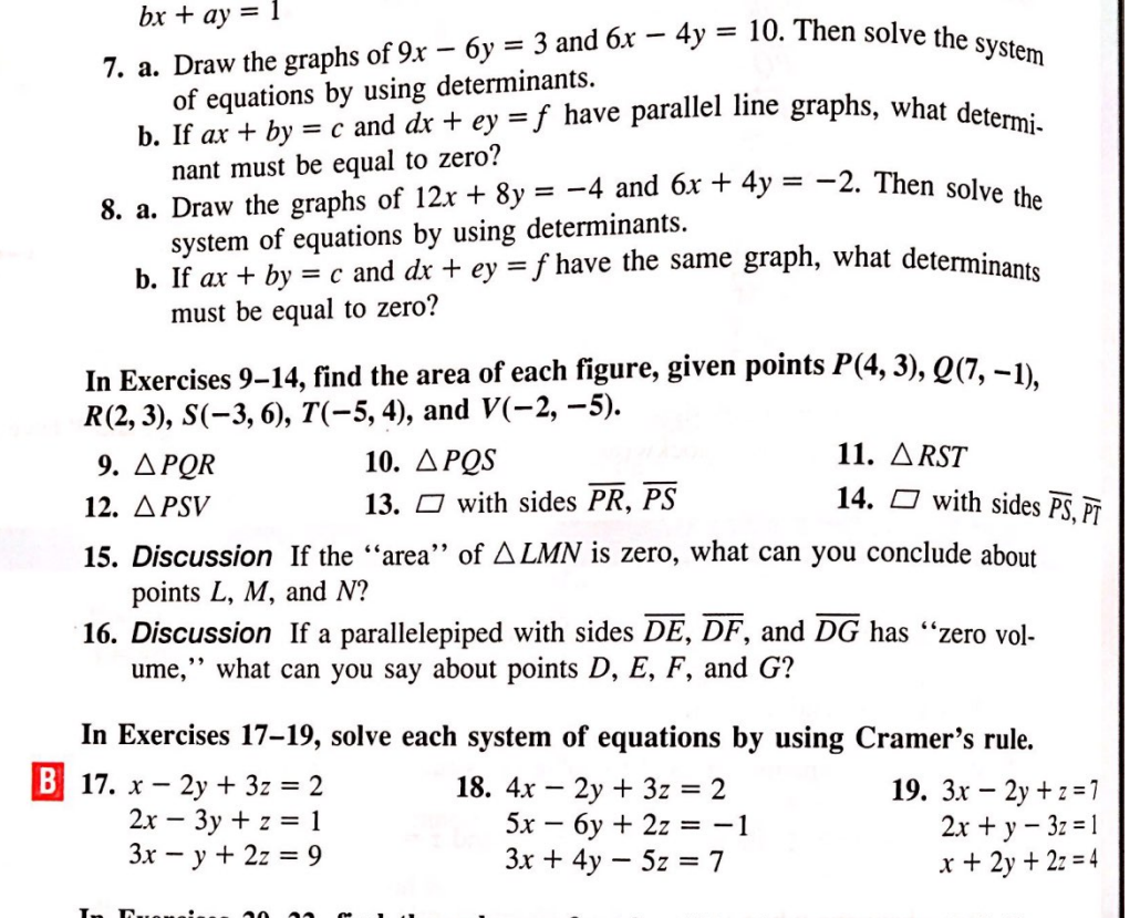 pls just do 7-17 odds bx + ay = 1 7. a.