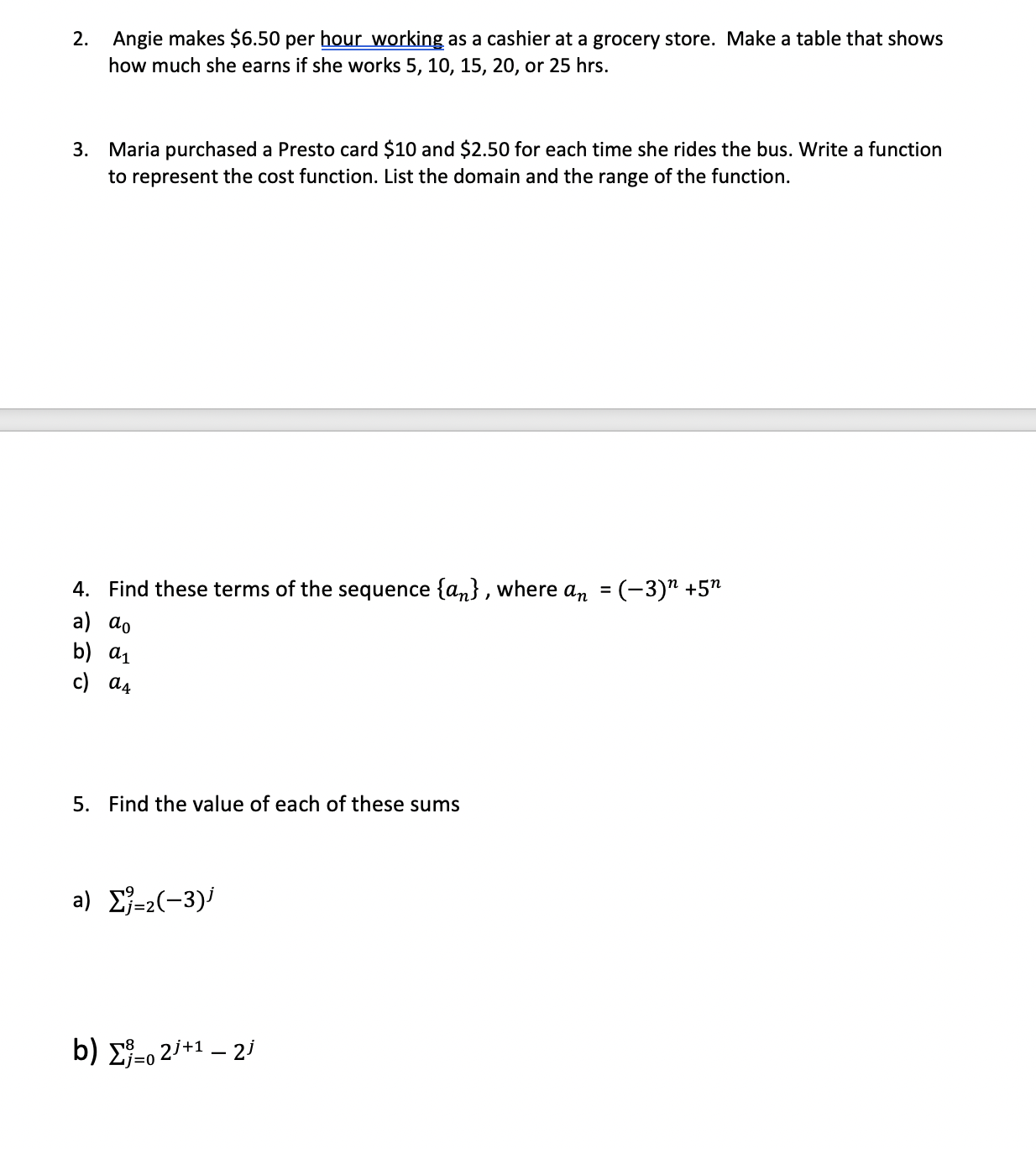 ITS BAD HAND WRITING IT WILL BE UNHELPFUL BECAUSE I CANT READ