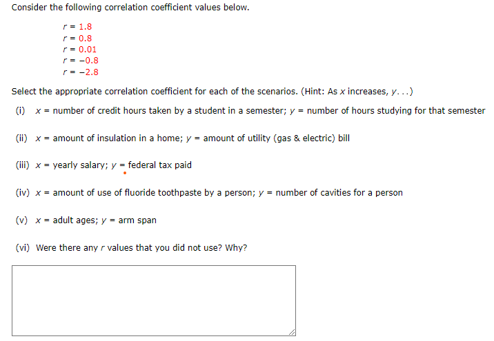 PART A - please keep the answer brief. Consider the following correlation