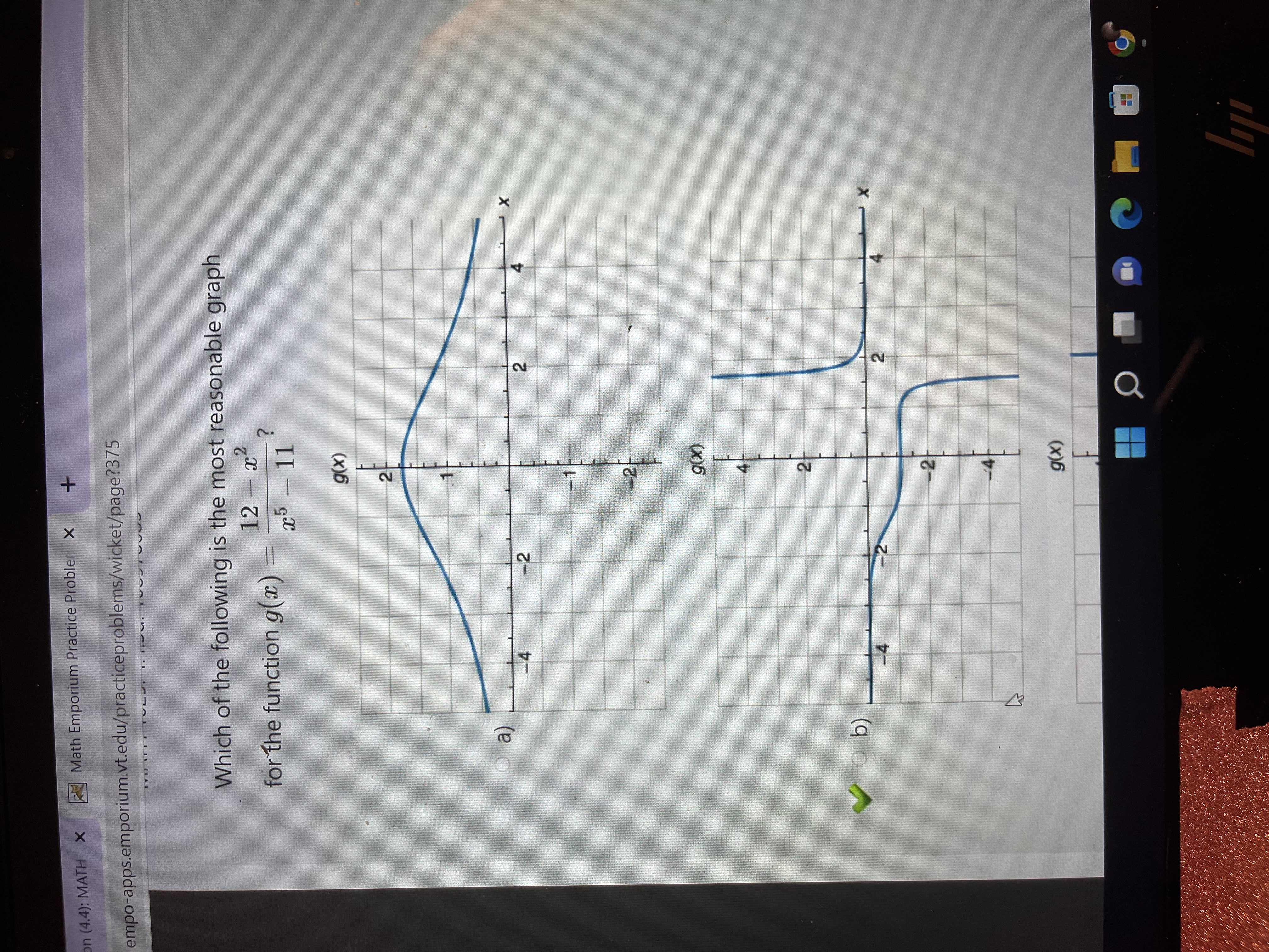  on (4.4): MATH x Math Emporium Practice Probler x + empo-apps.emporium.vt.edu/practiceproblems/wicket/page?375