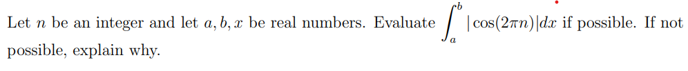 6 Let n be an integer and let a, b, :1: