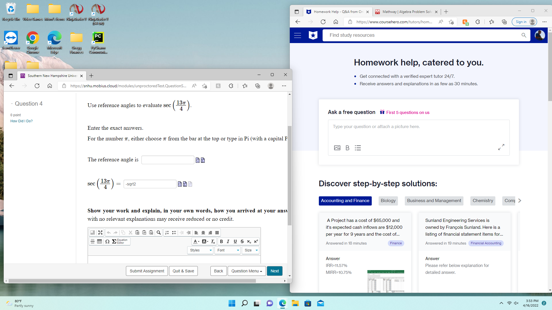  Homework Help - Q&A from On x D Mathway | Algebra