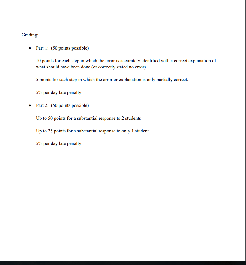 correct solution to the problem. Do not just say the nal ansWer